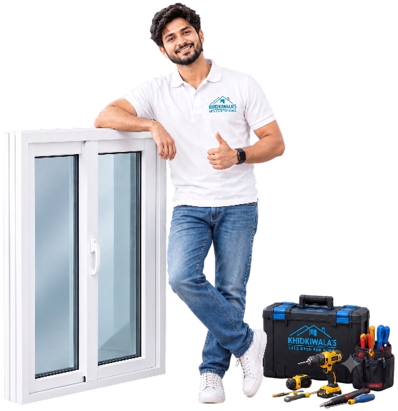uPVC windows and doors installation in Pune by Khidkiwalas
